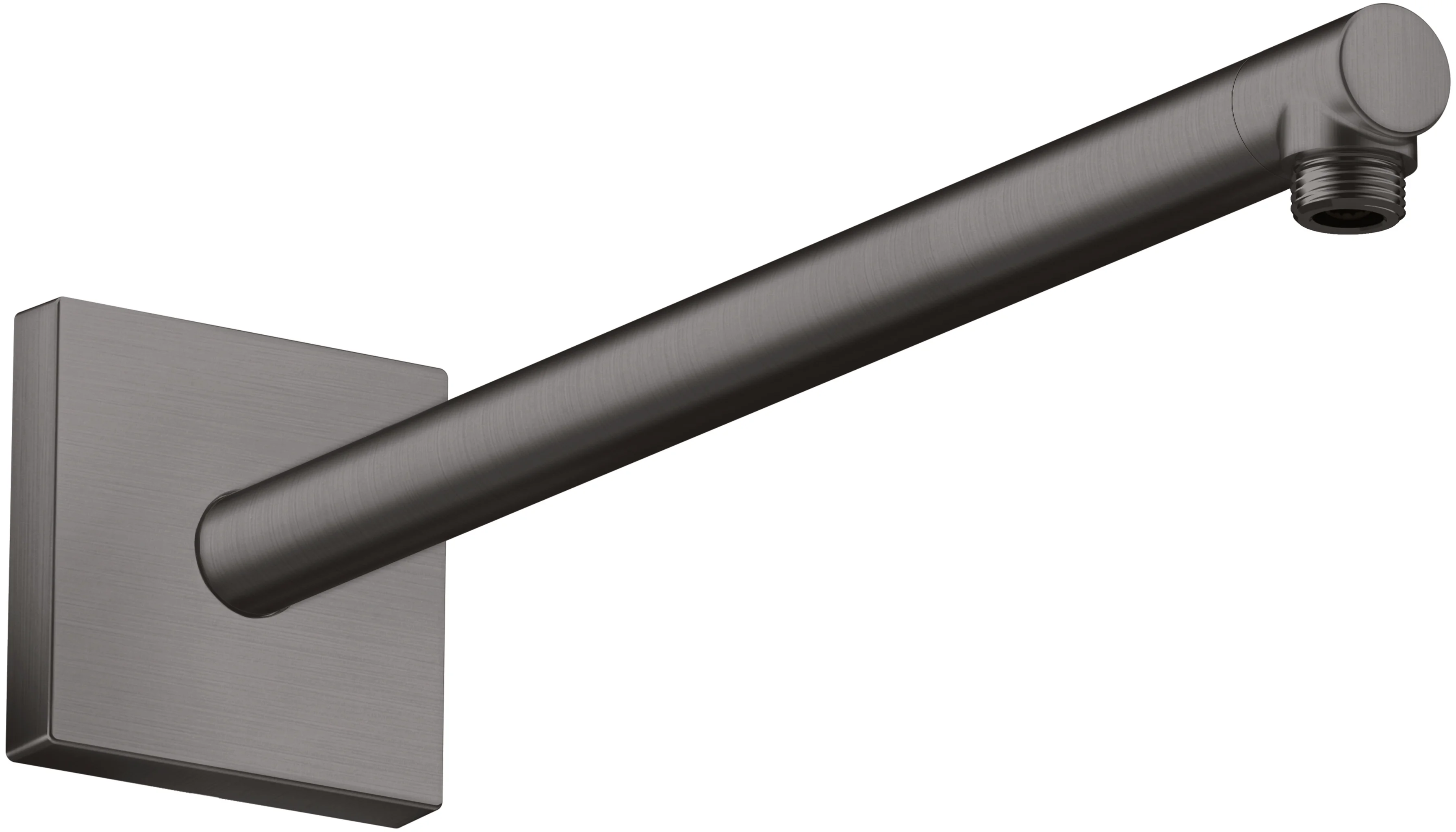 Hansgrohe AXOR ShowerSolutions Brausearm 390 mm eckig Brushed Black Chrome Aufputzmontage Messing G 1/2 Hansgrohe AXOR ShowerSolutions Brausearm 390 mm eckig Brushed Black Chrome Aufputzmontage Messing G 1/2