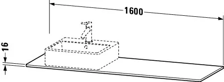 Duravit Konsole „XSquare“