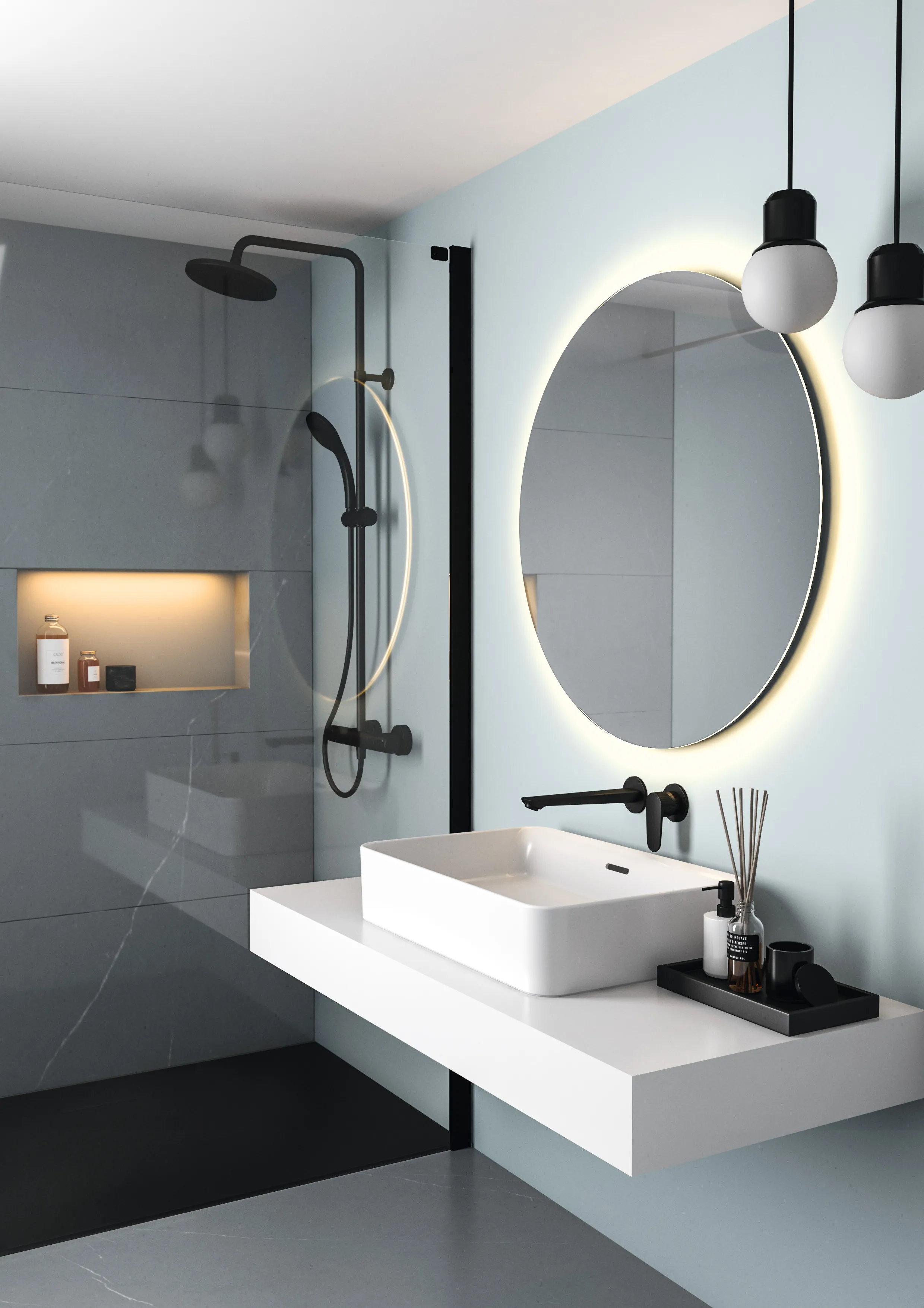 Wand-Waschtischarmatur Cerafine O Ausladung 224mm Chrom Wand-Waschtischarmatur Cerafine O Ausladung 224mm Chrom