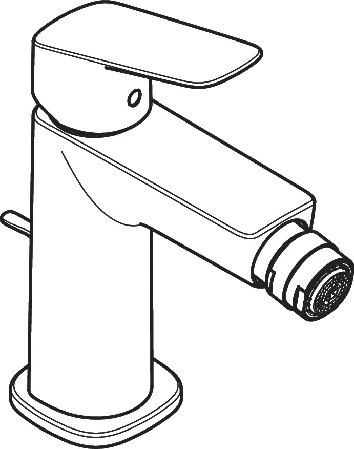 Bidetmischer 110 Logis Fine chrom