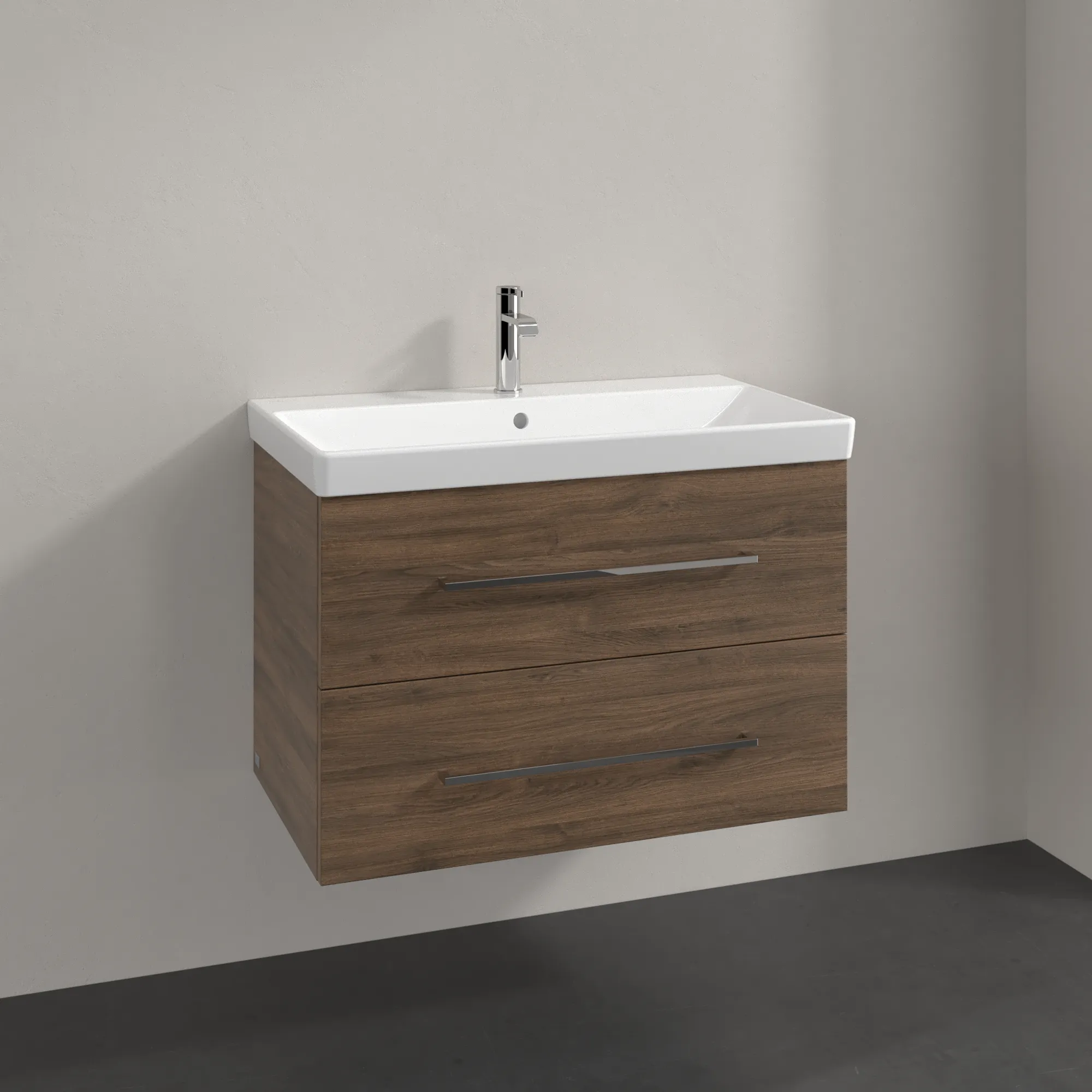 Villeroy & Boch Waschtischunterschrank „Avento“ für Schrankwaschtisch 780 × 514 × 452 mm Arizona Oak, Soft Closing