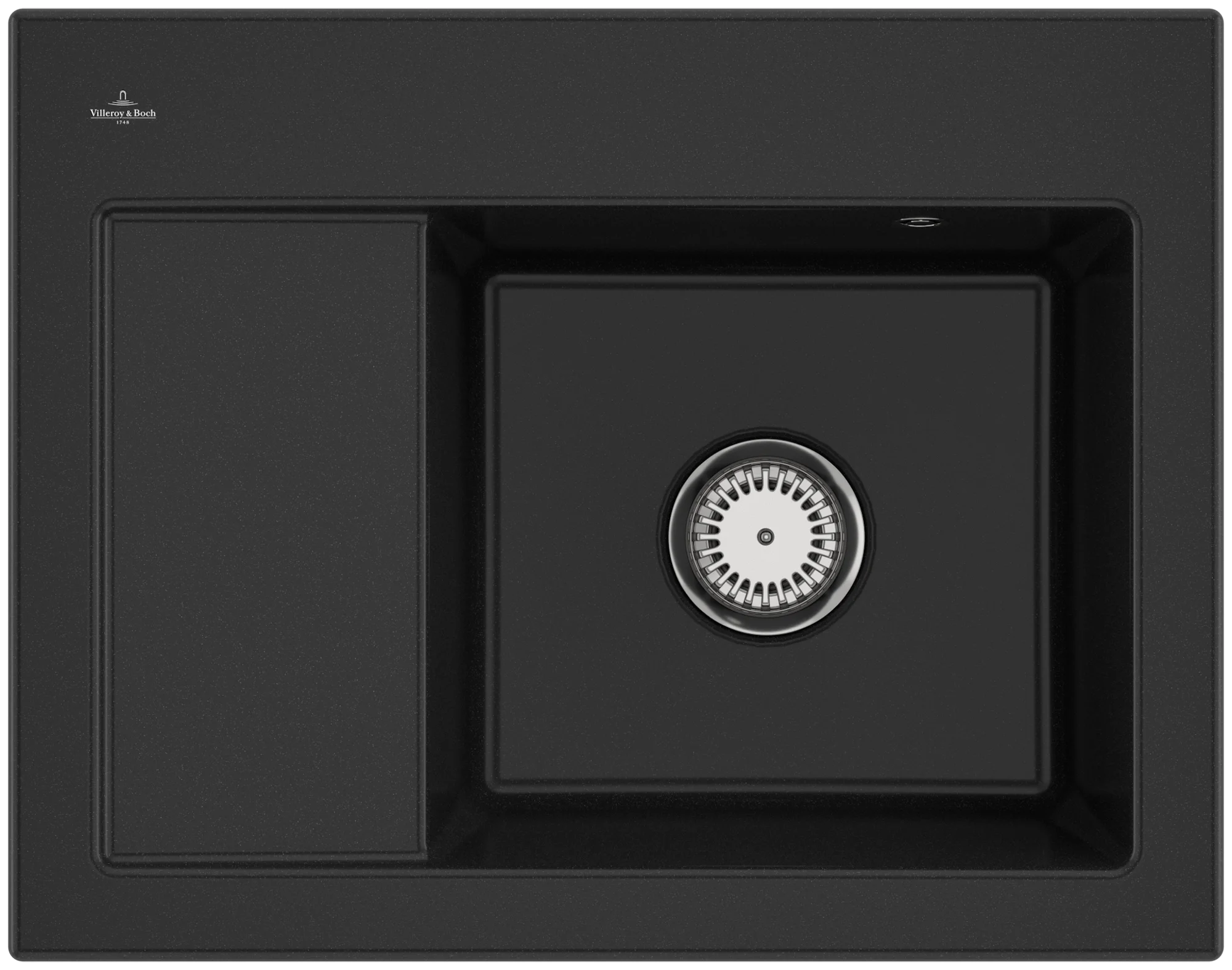 Villeroy & Boch Subway 45 Compact Einbauspüle, 650x510mm, Keramik, Chromite CeramicPlus