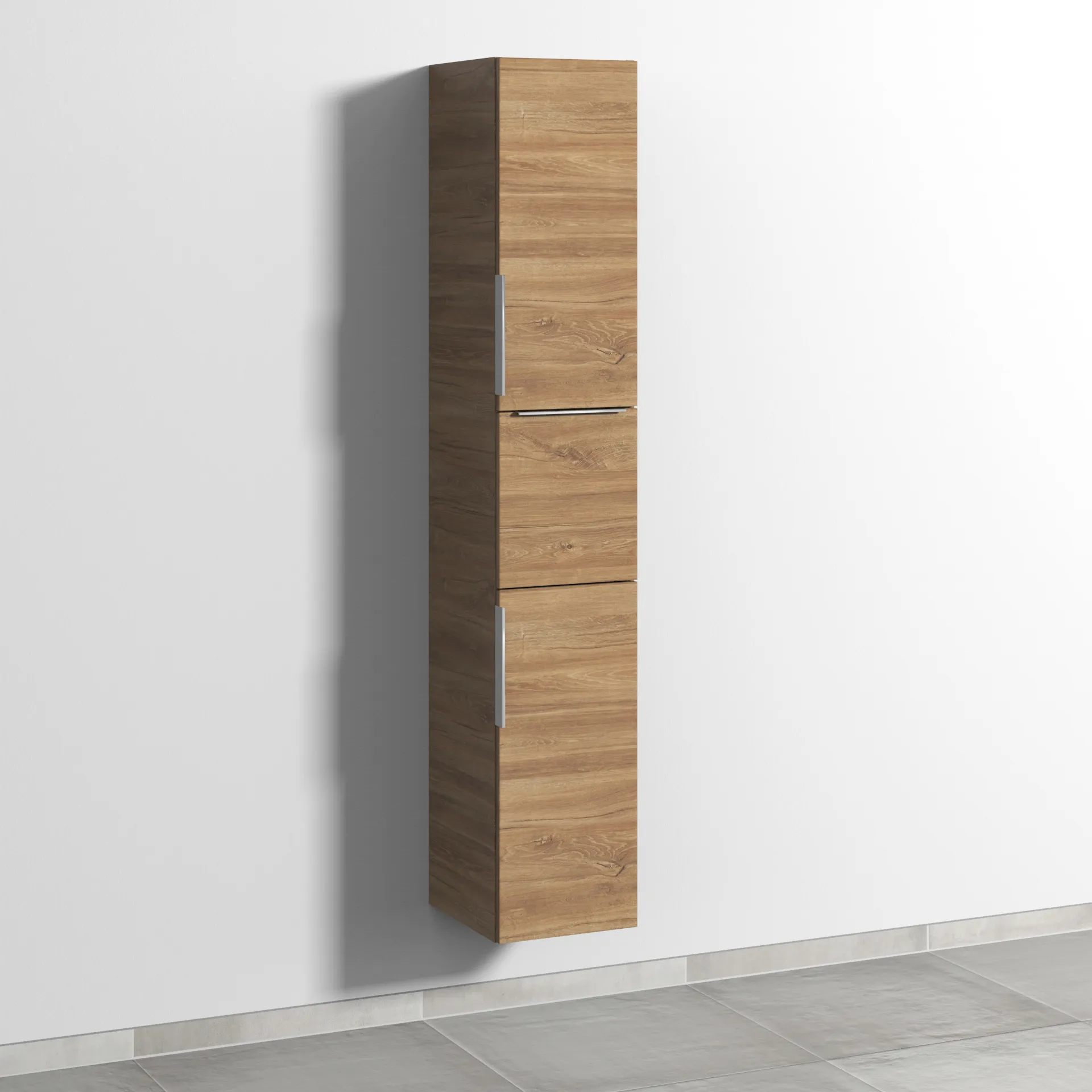 Sanipa Hochschrank „3way“ 300 × 1700 × 345 mm Anschlag rechts, in Eiche Kansas, Anschlag rechts