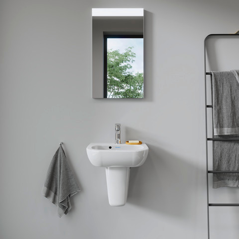Handwaschbecken „D-Code“, Form rechteckig 45 × 34 cm  Handwaschbecken „D-Code“, Form rechteckig 45 × 34 cm