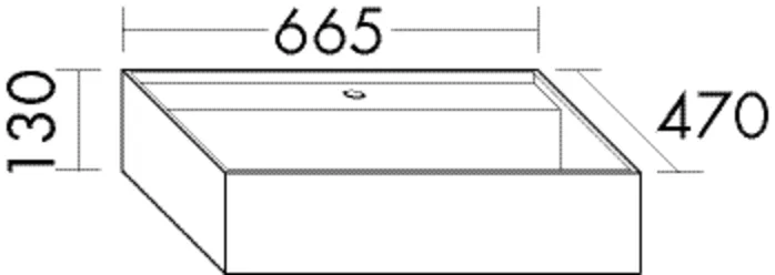 burgbad Sys30 Mineralguss-Waschtisch Alpinweiss