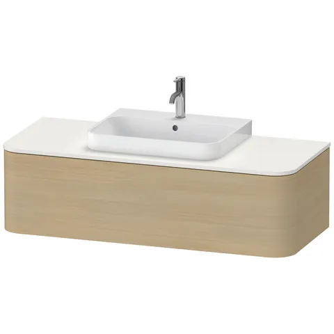 Duravit Waschtischunterschrank wandhängend „Happy D.2 Plus“ 130 × 35,4 × 55 cm