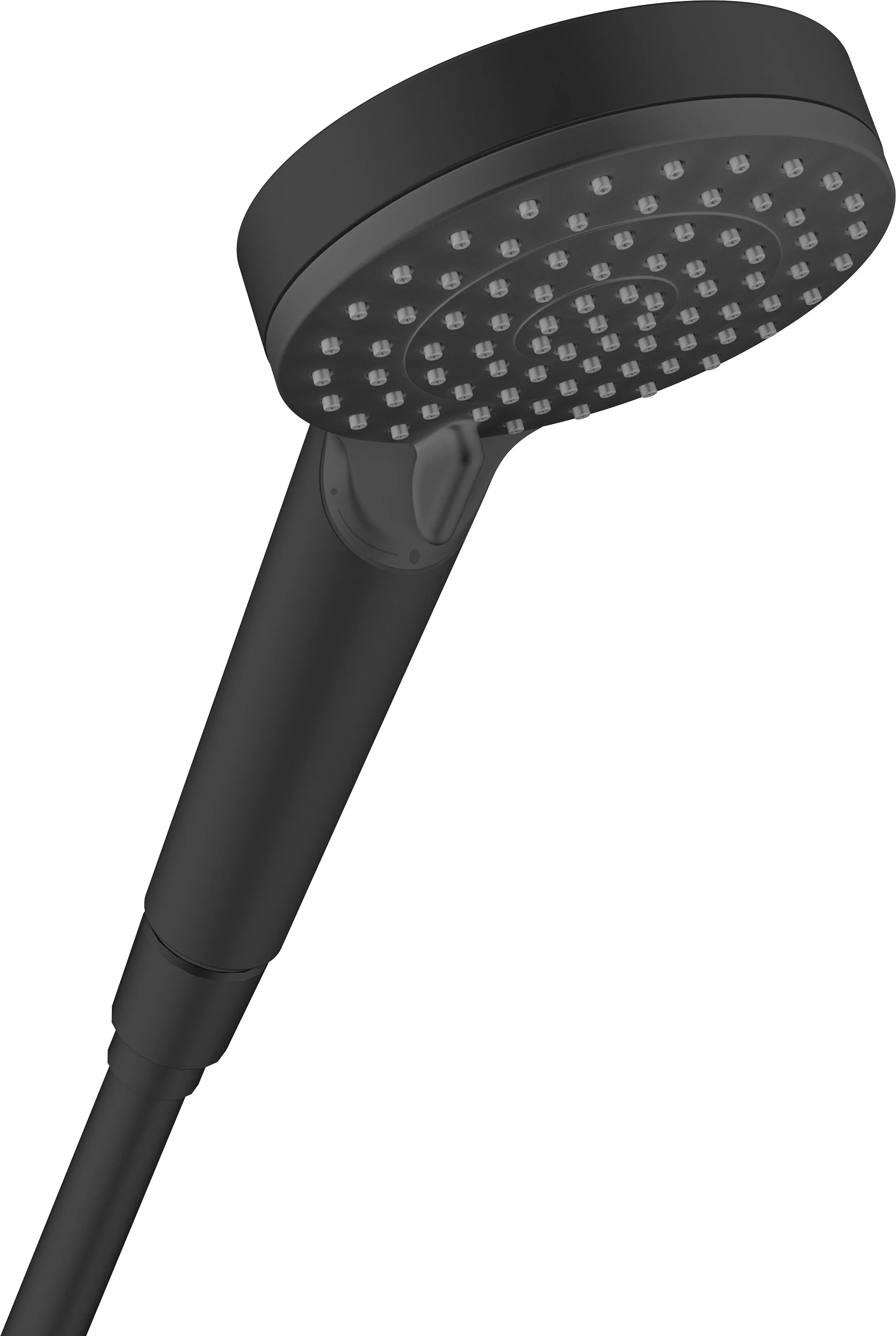Hansgrohe Handbrause Vernis Blend EcoSmart mattschwarz, 100 mm Brausekopfgröße, Rain & IntenseRain Strahlarten, QuickClean, max. Durchfluss 7,5 l/min ab 4 l/min, Anschluss G 1/2 Hansgrohe Handbrause Vernis Blend EcoSmart mattschwarz, 100 mm Brausekopfgröße, Rain & IntenseRain Strahlarten, QuickClean, max. Durchfluss 7,5 l/min ab 4 l/min, Anschluss G 1/2