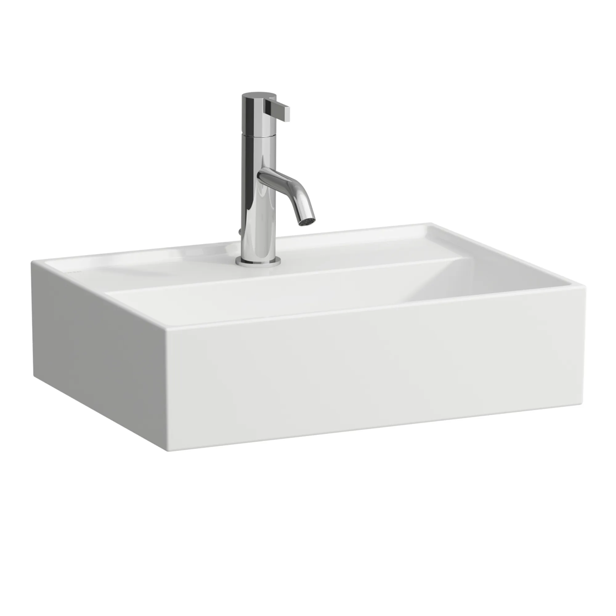 Handwaschbecken Kartell • 340x450x140 1 Hahnloch mit Überlauf Standardablauf weiß Handwaschbecken Kartell • 340x450x140 1 Hahnloch mit Überlauf Standardablauf weiß