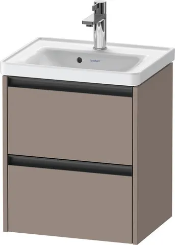 Duravit Waschtischunterschrank wandhängend „Ketho.2“ 48,4 × 54,9 × 37,5 cm Basalt Matt Duravit Waschtischunterschrank wandhängend „Ketho.2“ 48,4 × 54,9 × 37,5 cm Basalt Matt