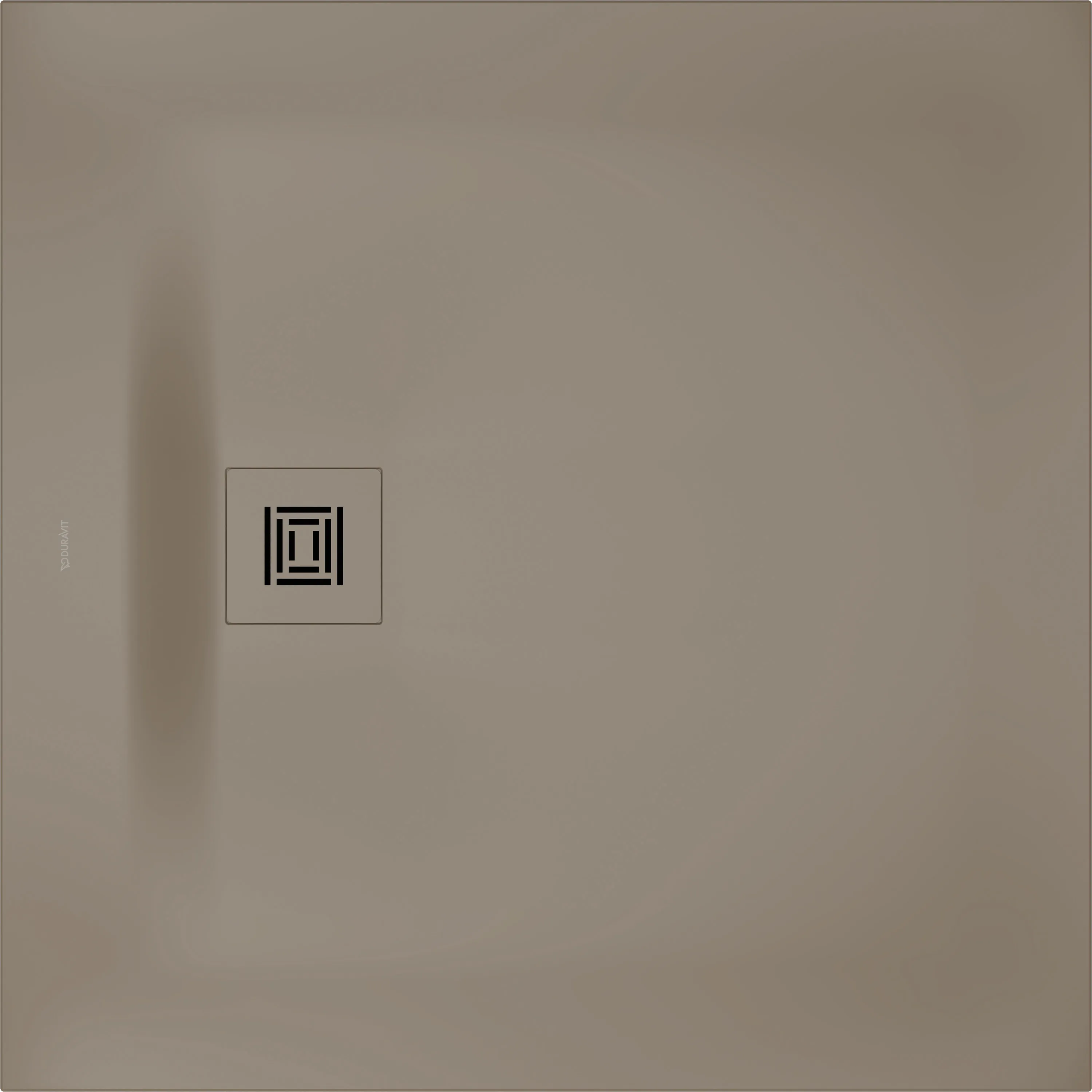 Duravit quadrat Duschwanne „Sustano“ 90 × 90 cm in Greige Matt