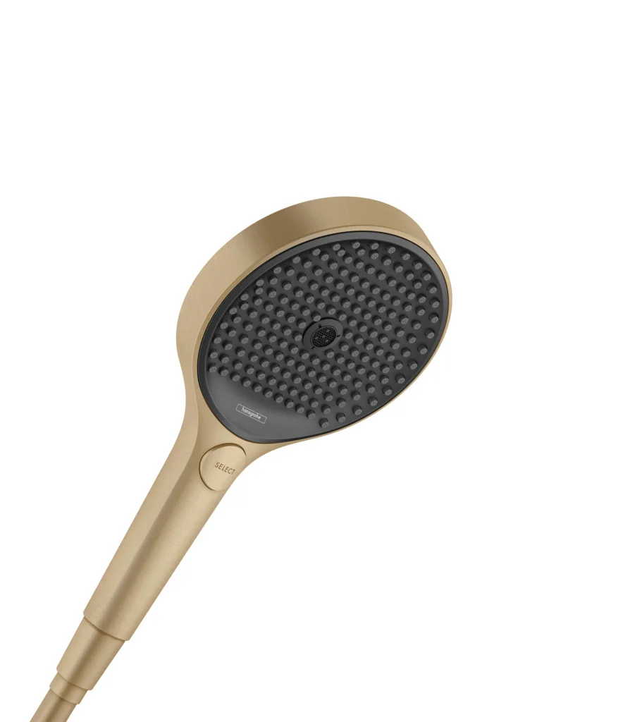 Hansgrohe Rainfinity Handbrause 130 mm, 3 Strahlarten, EcoSmart 8,5 l/min, Brushed Bronze Hansgrohe Rainfinity Handbrause 130 mm, 3 Strahlarten, EcoSmart 8,5 l/min, Brushed Bronze