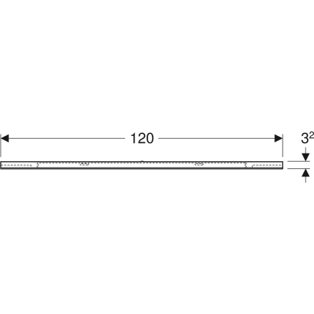 Geberit Option Square Lichtspiegel Beleuchtung beidseitig, Aluminium gebürstet, 120x65x3 cm Geberit Option Square Lichtspiegel Beleuchtung beidseitig, Aluminium gebürstet, 120x65x3 cm