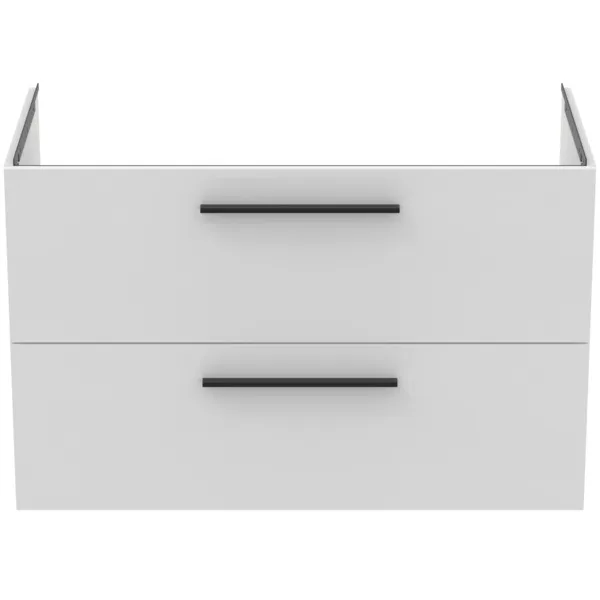 Ideal Standard Möbelwaschtischunterschrank i.life B 2 Auszüge Siphon links 1000x505x630mm Weiß matt Ideal Standard Möbelwaschtischunterschrank i.life B 2 Auszüge Siphon links 1000x505x630mm Weiß matt