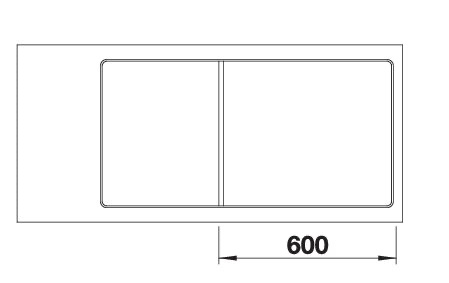 BLANCO AXIA III XL 6 S-F
