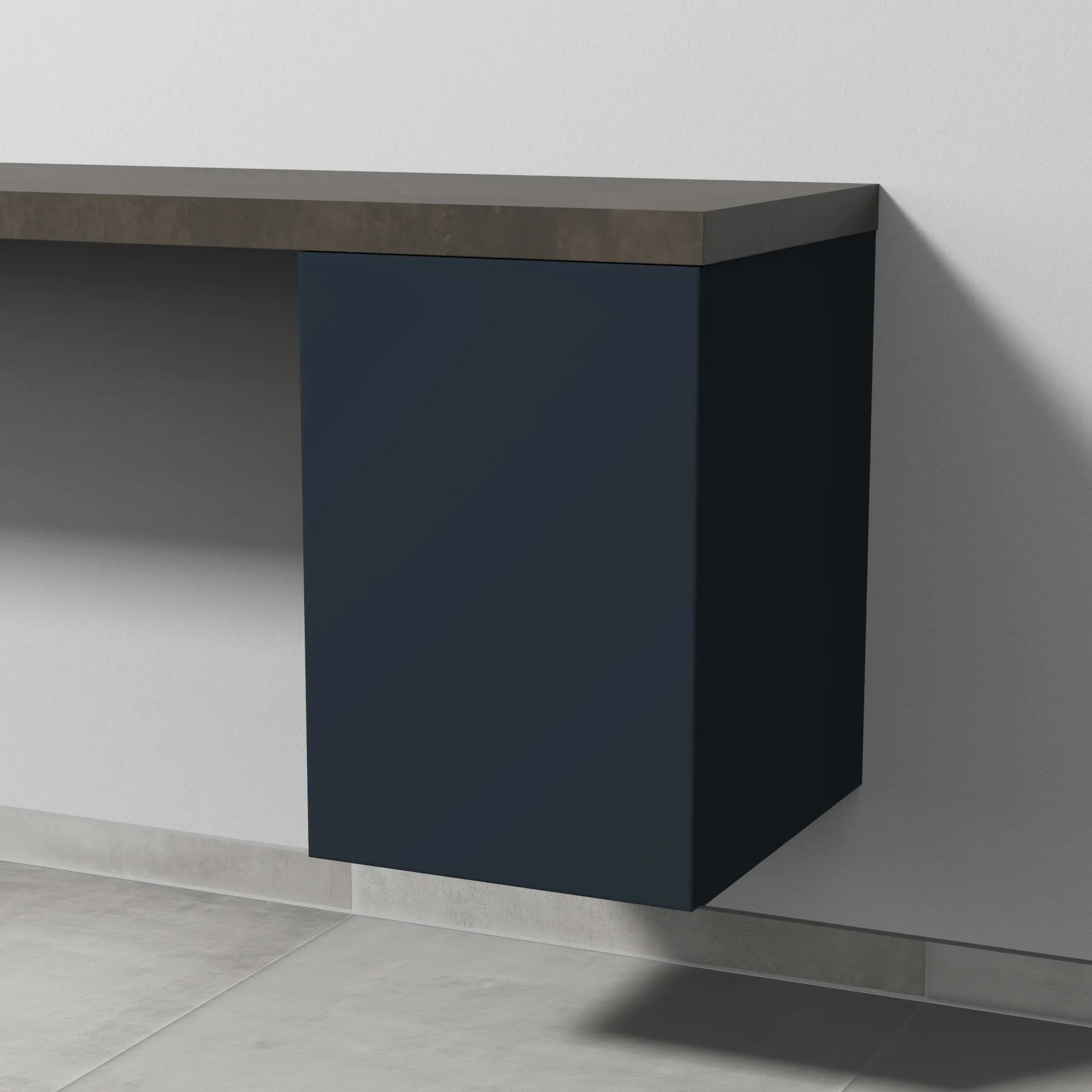 Sanipa Anbauschrank „2morrow“ 350 × 510 × 420 mm in Marine (matt)