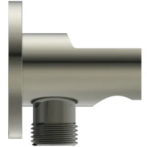 Ideal Standard Idealrain Atelier Wandhalter mit runder Rosette, G1⁄2, Silver Storm