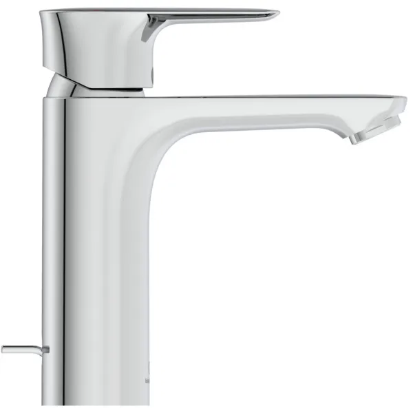 Waschtischarmatur Connect Air, Grande, 5l/min., mit Ablaufgarnitur, Ausladung 125mm, Brushed Gold