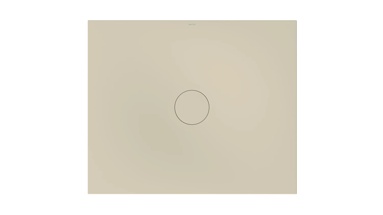 Bette rechteck Duschwanne „BetteAir“ 1200 × 1000 mm ohne Oberflächenbeschichtung, ohne Oberflächenveredelung, mit Minimum-Wannenträger, in Beige