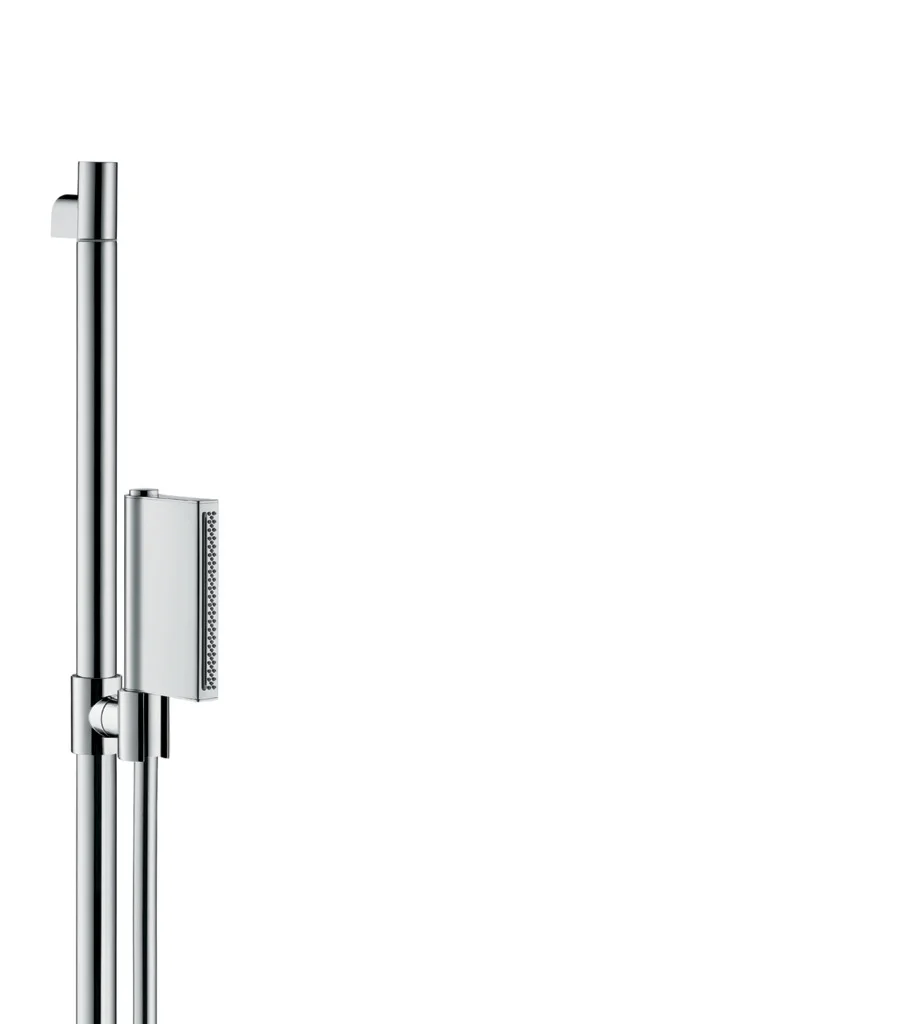 Hansgrohe AXOR One Brausenset 900 mm chrom, 124 x 24 mm Brausekopf, Rain und RainFlow Strahl, QuickClean, 11,5 l/min Durchfluss Hansgrohe AXOR One Brausenset 900 mm chrom, 124 x 24 mm Brausekopf, Rain und RainFlow Strahl, QuickClean, 11,5 l/min Durchfluss