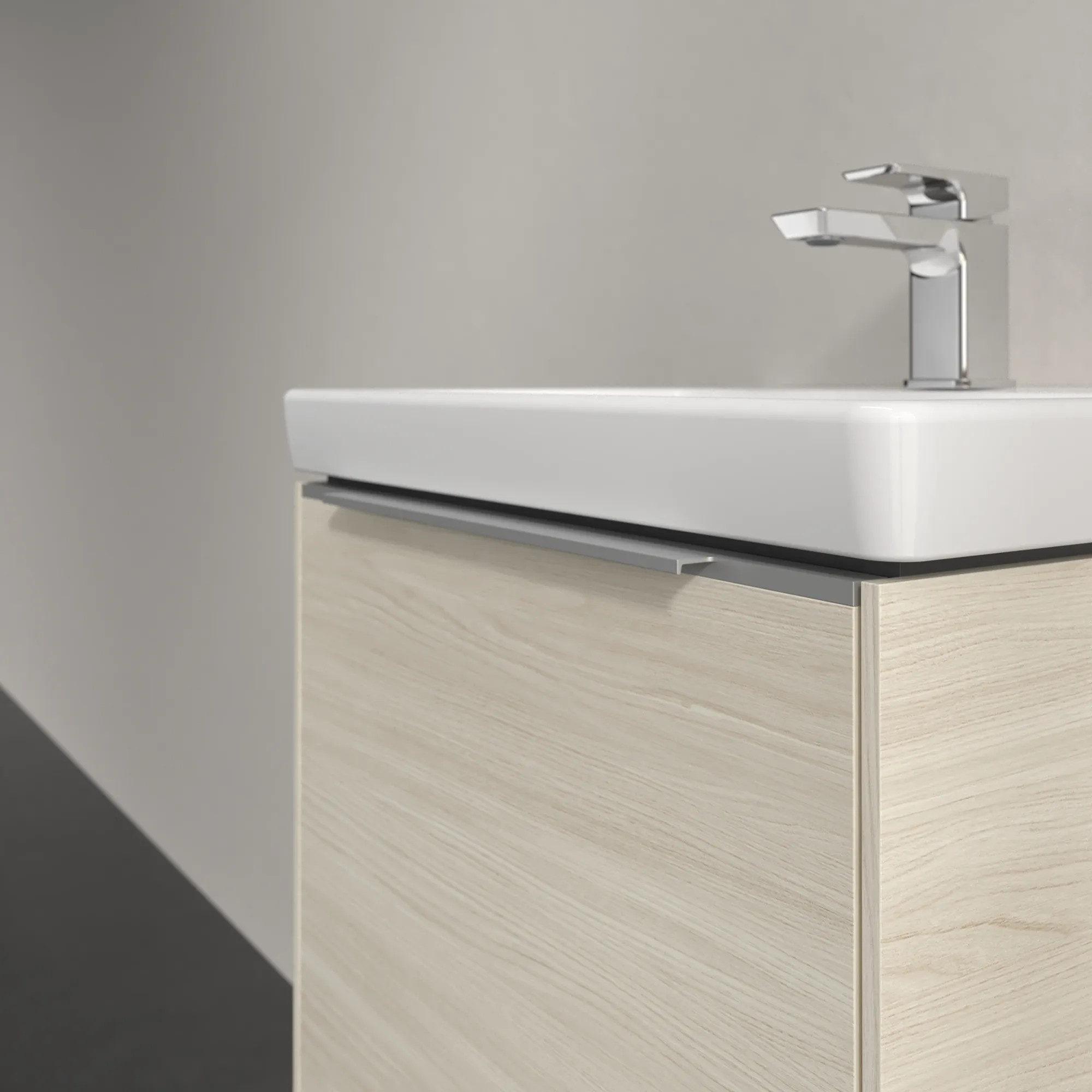 Villeroy & Boch Waschtischunterschrank „Subway 3.0“ für Schrankwaschtisch 473 × 429 × 408 mm White Oak, für Becken mittig Villeroy & Boch Waschtischunterschrank „Subway 3.0“ für Schrankwaschtisch 473 × 429 × 408 mm White Oak, für Becken mittig