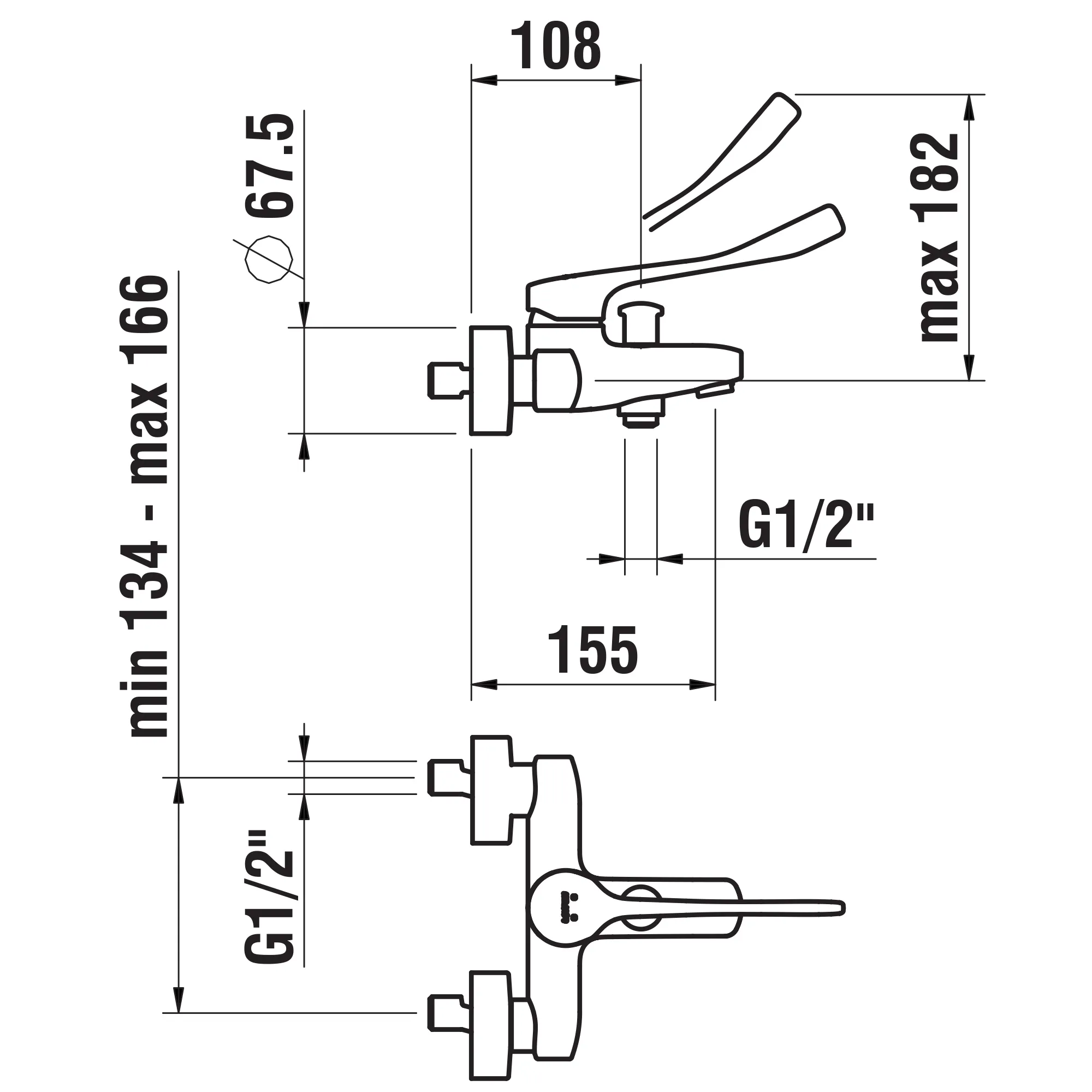 Laufen CITYPRO HF500962 Einhebel-Wannenmischer Liberty Kunststoffschlauch 1600 mm Handbrause chrom Laufen CITYPRO HF500962 Einhebel-Wannenmischer Liberty Kunststoffschlauch 1600 mm Handbrause chrom