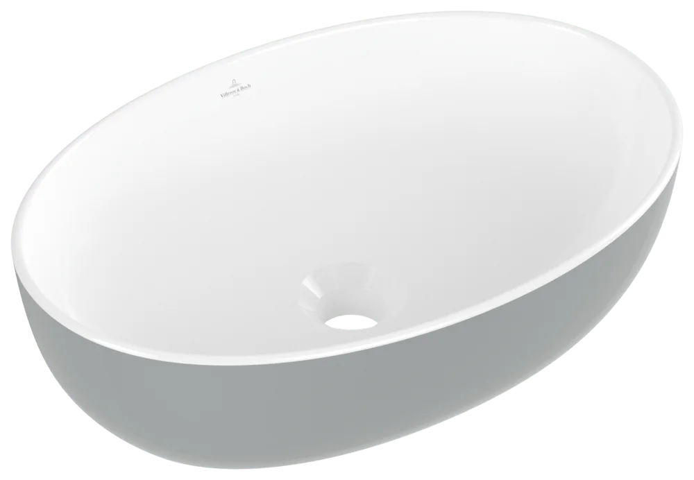Villeroy & Boch Aufsatzwaschbecken Artis, French Linen, oval, 480x325x135 mm, TitanCeram, glänzend