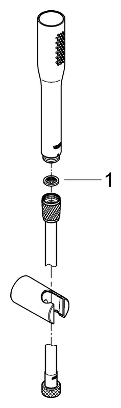 Grohe Euphoria Cosmopolitan Stick Wandhalterset 1 Strahlart, chrom Grohe Euphoria Cosmopolitan Stick Wandhalterset 1 Strahlart, chrom