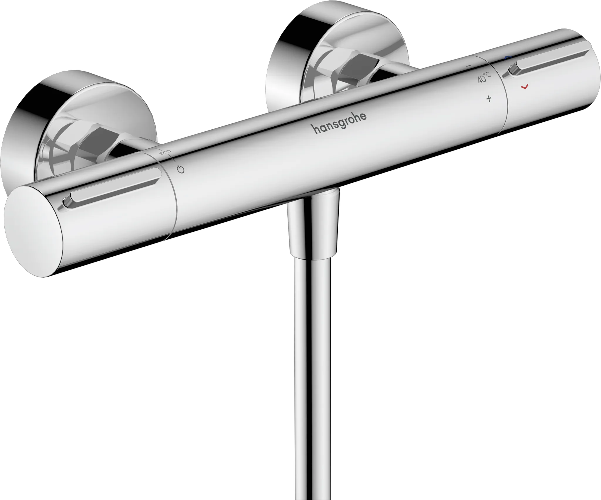 Hansgrohe Ecostat Element Brausethermostat Aufputz Chrom Hansgrohe Ecostat Element Brausethermostat Aufputz Chrom