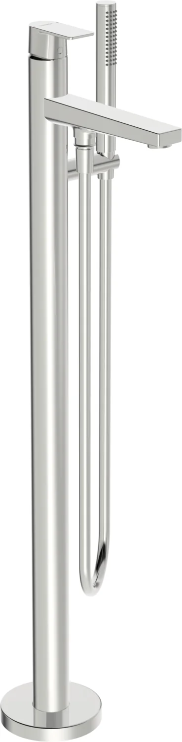 HansaSTELA Einhebelmischer Badebatterie mit Standrohr 5725 Ausladung 210mm Chrom HansaSTELA Einhebelmischer Badebatterie mit Standrohr 5725 Ausladung 210mm Chrom