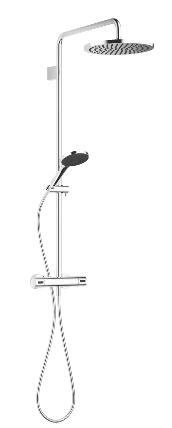 Shower Pipe mit Brause-Thermostat ohne Handbrause SERIENSPEZIFISCH Chrom 34460979