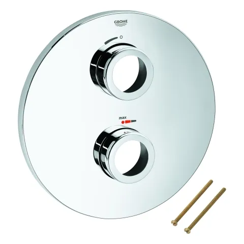Rosette 49013, für Grohtherm Special Brausethermostat Fertigmontageset, chrom Rosette 49013, für Grohtherm Special Brausethermostat Fertigmontageset, chrom