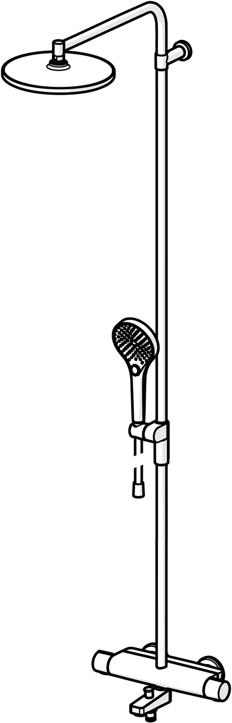 HansaVIVA Regenbrause-Duscharmatur HansaVIVA 6516 Chrom HansaVIVA Regenbrause-Duscharmatur HansaVIVA 6516 Chrom