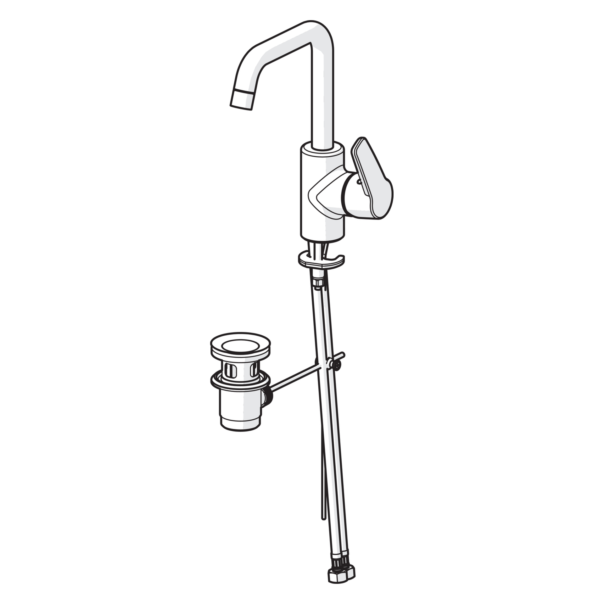 HansaPOLO Waschtischarmatur Hansapolo 2017 Einhebelmischer Chrom HansaPOLO Waschtischarmatur Hansapolo 2017 Einhebelmischer Chrom