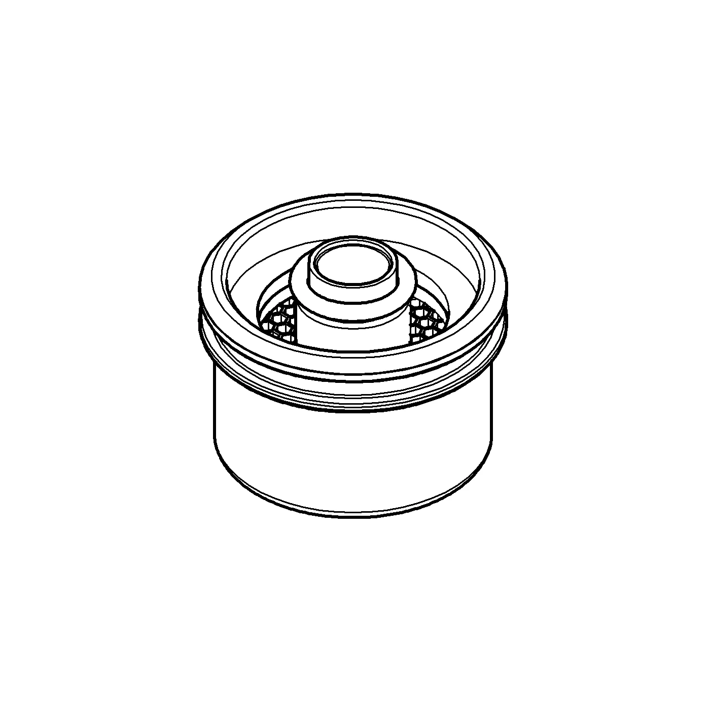 Mousseur 48196, Innengewinde, M 22 × 1, 19,0 l/min, Dual Strahlregler Blue, für K7, chrom