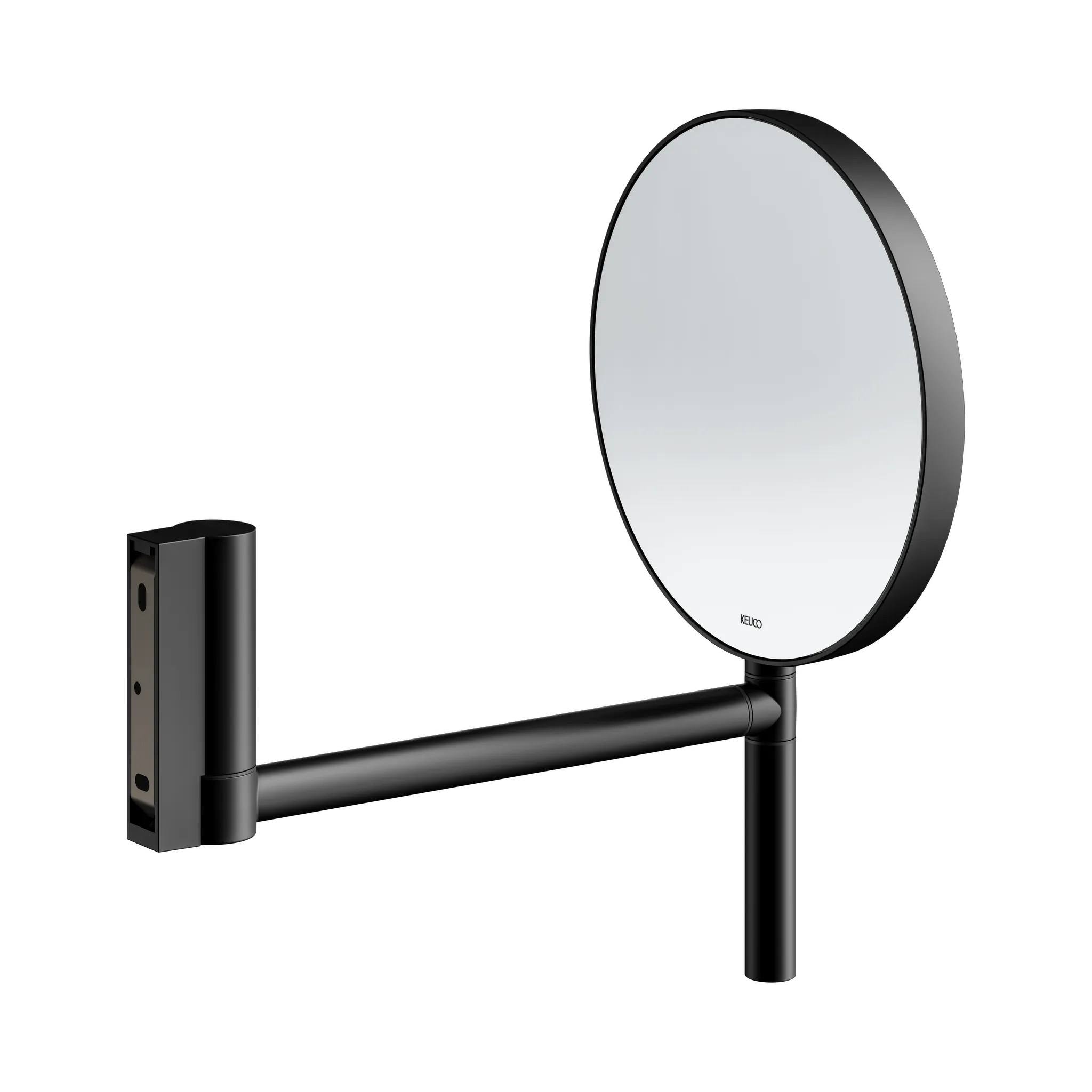 KEUCO Kosmetikspiegel „Plan“ Rund, ohne Beleuchtung in Schwarz, ⌀ 193 mm KEUCO Kosmetikspiegel „Plan“ Rund, ohne Beleuchtung in Schwarz, ⌀ 193 mm