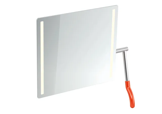 HEWI Kippspiegel „Serie 802 LifeSystem“ 60 × 54 cm in Koralle HEWI Kippspiegel „Serie 802 LifeSystem“ 60 × 54 cm in Koralle