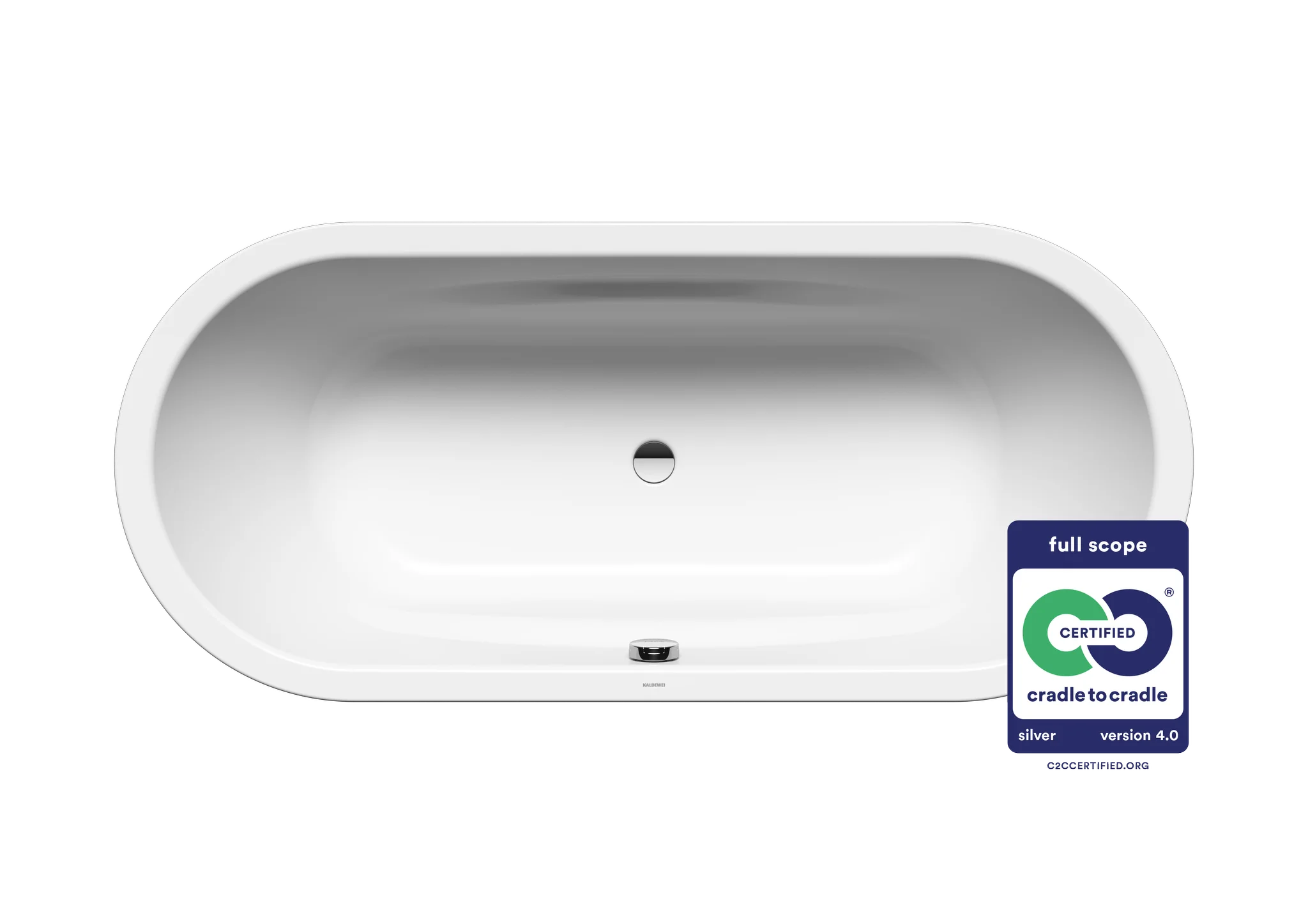 Kaldewei VAIO DUO OVAL Badewanne, oval, alpinweiß, 1800 x 800 mm, 420 mm Tiefe Kaldewei VAIO DUO OVAL Badewanne, oval, alpinweiß, 1800 x 800 mm, 420 mm Tiefe