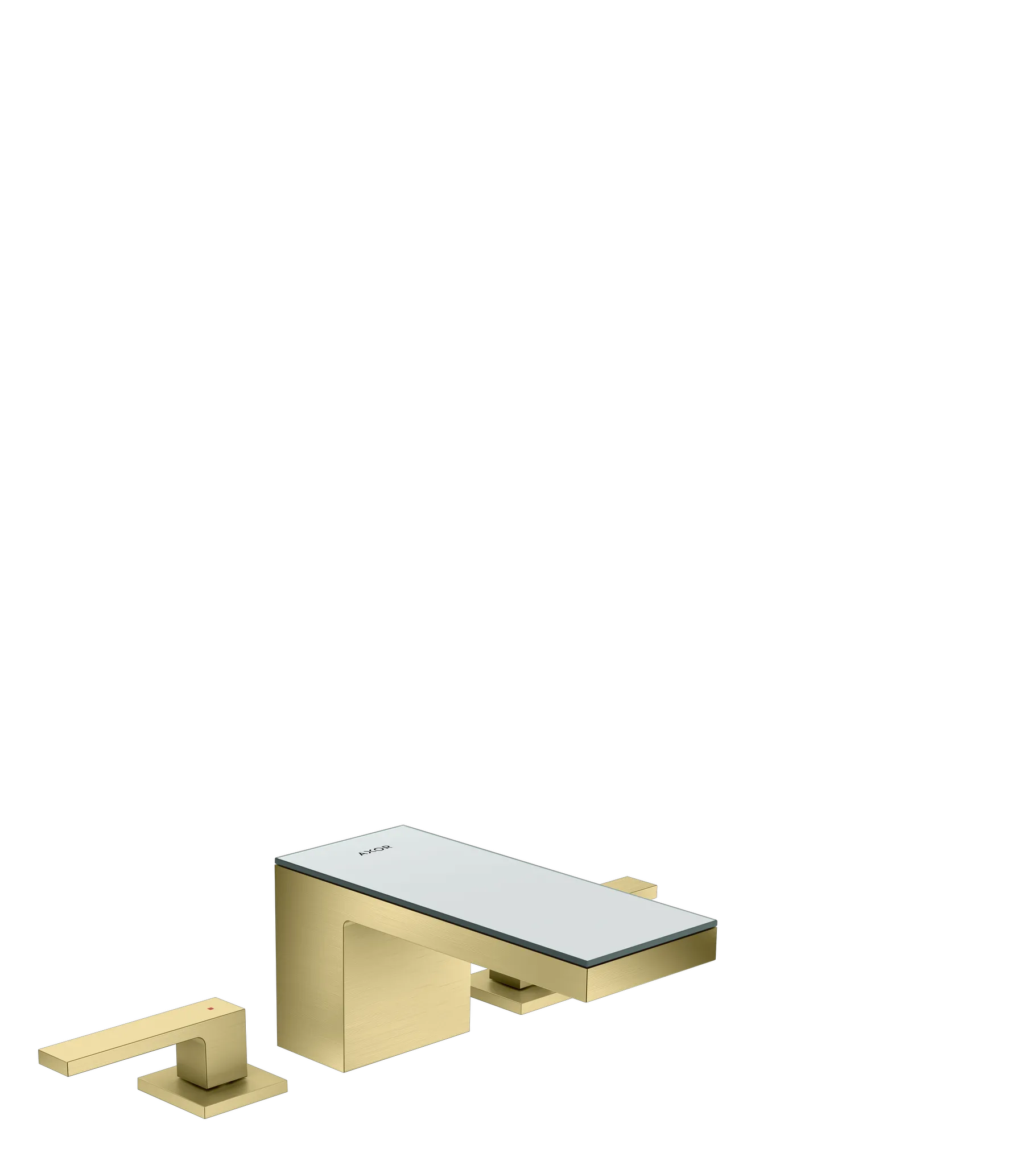 Hansgrohe AXOR MyEdition Mischer mit Platte 200 Glas, Spiegel Hansgrohe AXOR MyEdition Mischer mit Platte 200 Glas, Spiegel