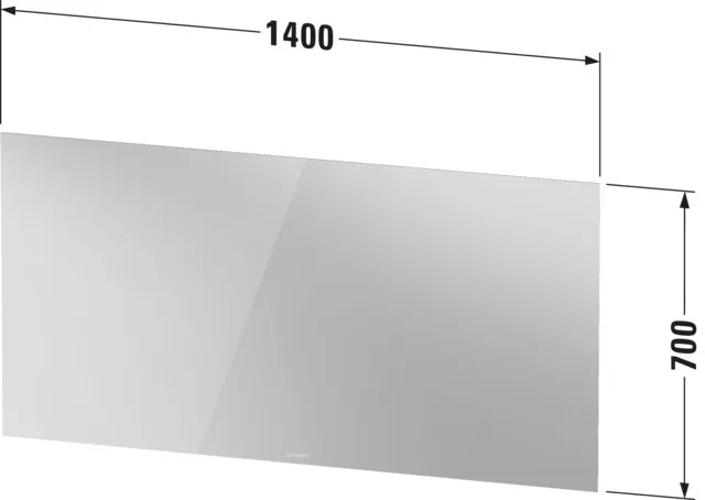 Duravit Spiegel „Licht & Spiegel“ 140 × 70 cm Duravit Spiegel „Licht & Spiegel“ 140 × 70 cm