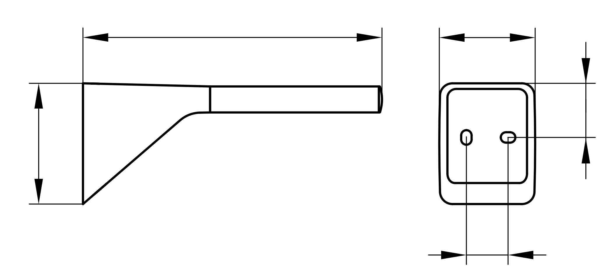 Aveno Ersatzrollenhalter schwarz matt