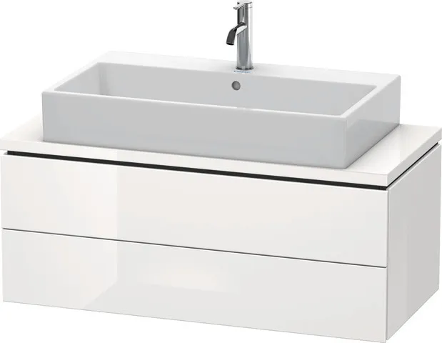 Duravit Waschtischunterschrank wandhängend „L-Cube“ 102 × 40 × 47,7 cm Weiß Hochglanz Duravit Waschtischunterschrank wandhängend „L-Cube“ 102 × 40 × 47,7 cm Weiß Hochglanz