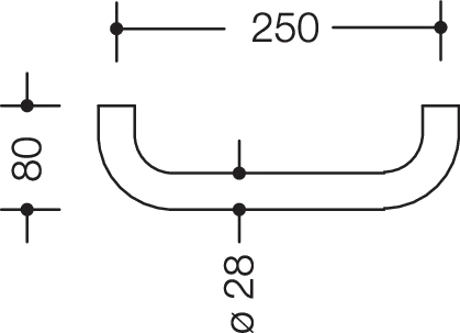 HEWI Badewannengriff „Serie 477“ in Anthrazitgrau HEWI Badewannengriff „Serie 477“ in Anthrazitgrau
