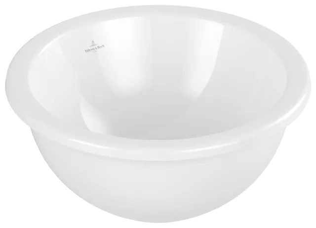 Villeroy & Boch Einbauwaschtisch aus TitanCeram „Loop & Friends“ ohne Hahnlochbohrung, ⌀ 450 mm, ohne Hahnlochbohrung in Weiß Alpin Villeroy & Boch Einbauwaschtisch aus TitanCeram „Loop & Friends“ ohne Hahnlochbohrung, ⌀ 450 mm, ohne Hahnlochbohrung in Weiß Alpin