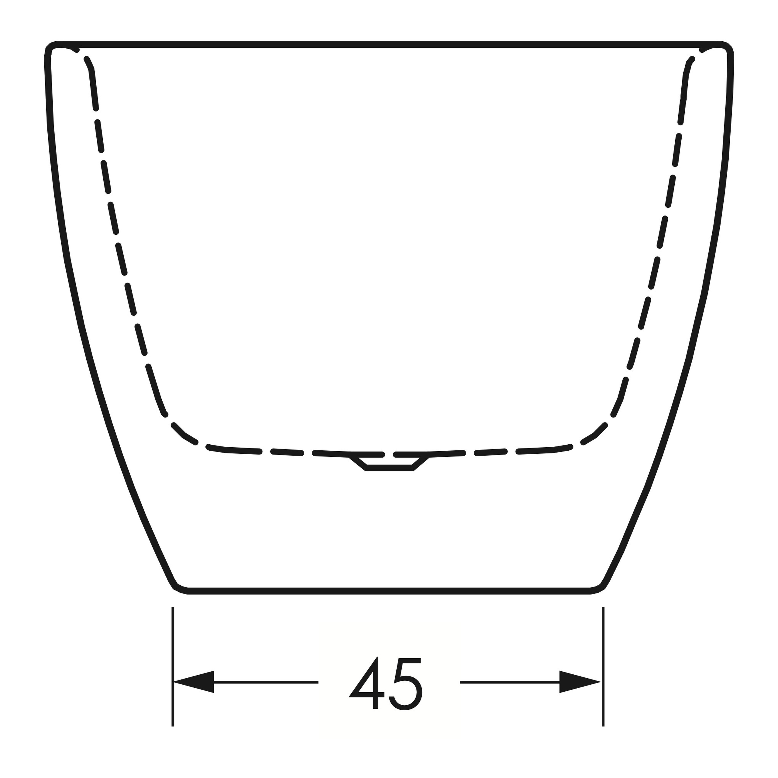 repaBAD Badewanne „Livorno Oval“ freistehend oval 155 × 75 cm, Mittelablauf in Weiß