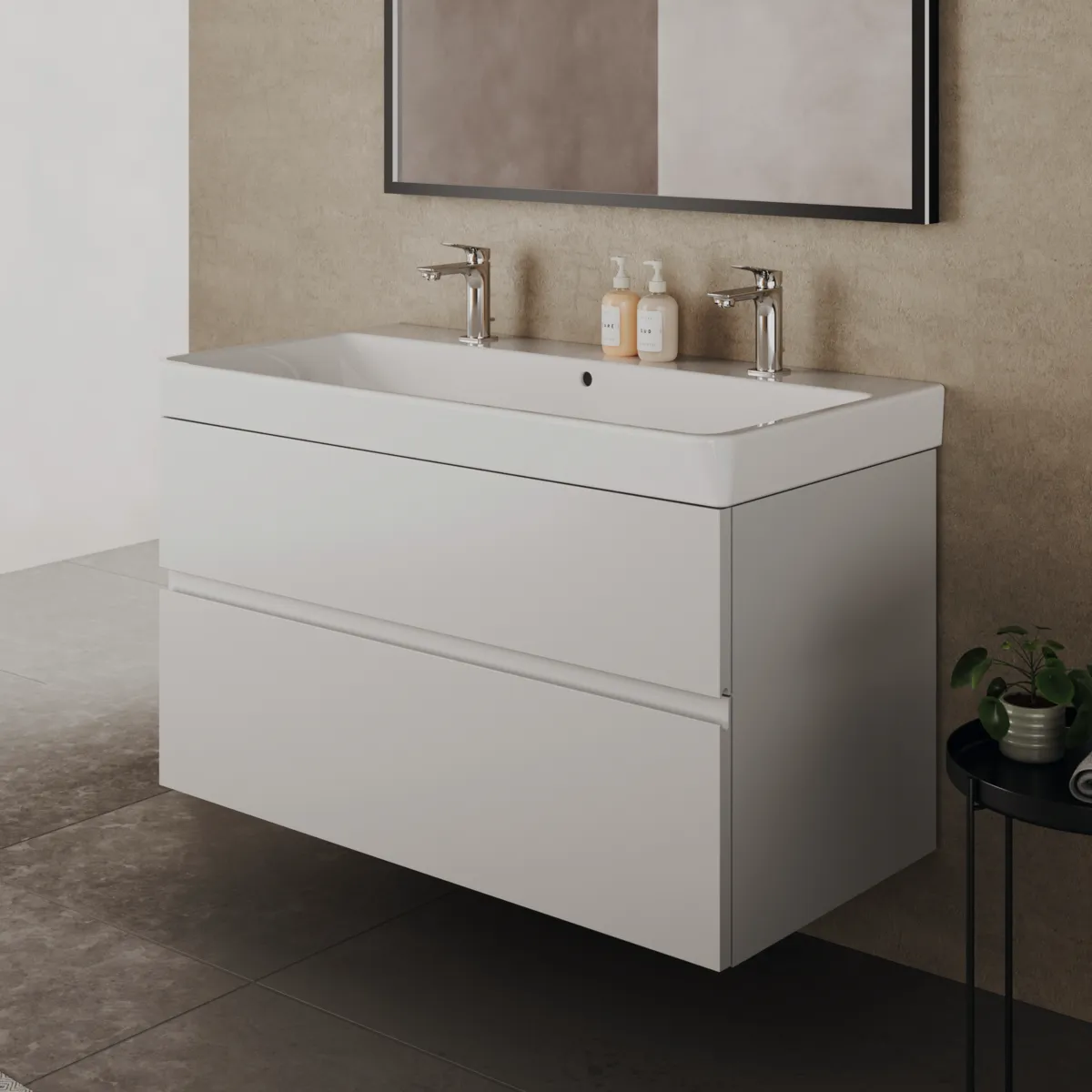 Ideal Standard Waschbecken „i.lifeB“, Hahnlochposition mittig in Weiß