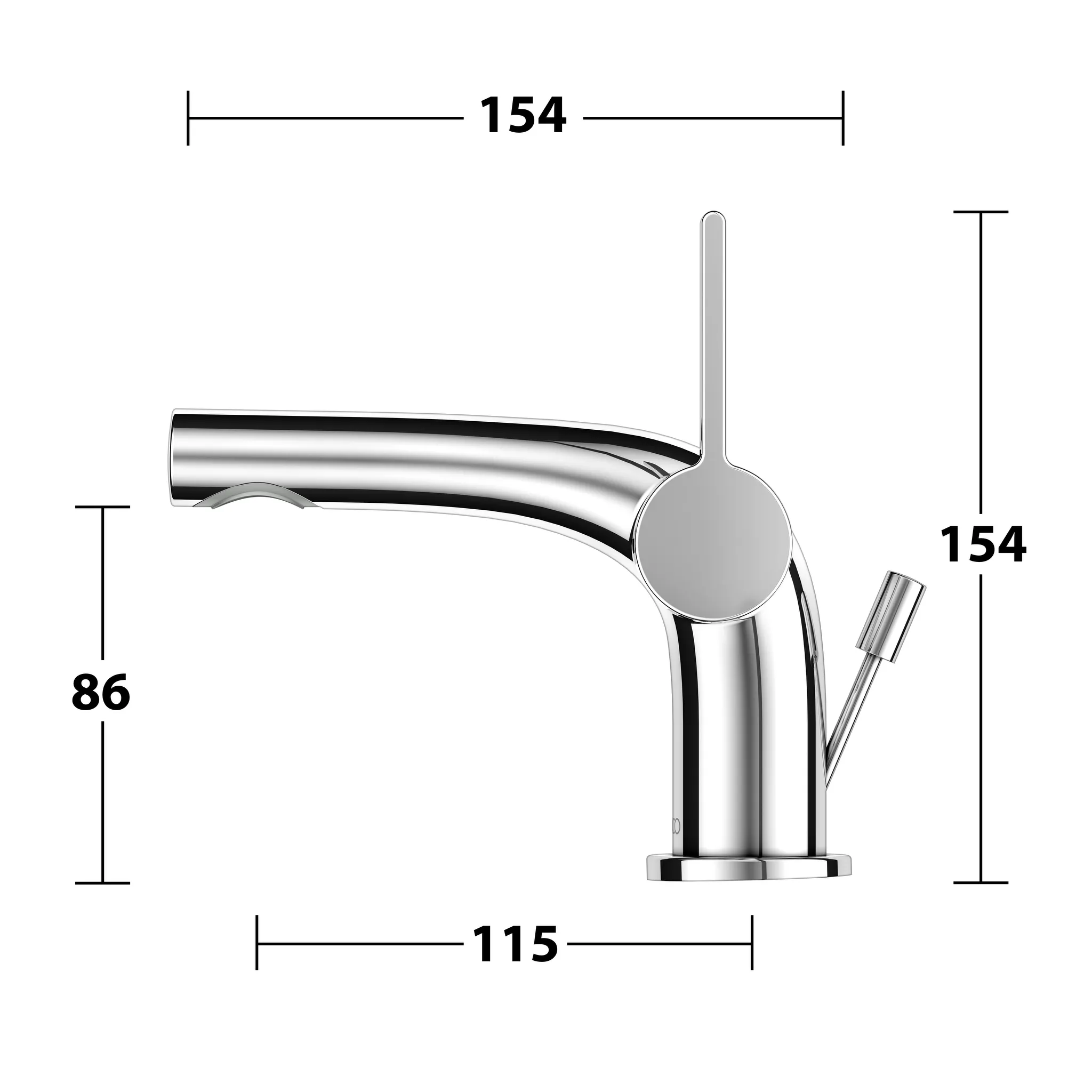 Edition 400 51504010000 Einhebel-Waschtischmischer 80 mit Zugstangen-Ablaufgarnitur verchromt Edition 400 51504010000 Einhebel-Waschtischmischer 80 mit Zugstangen-Ablaufgarnitur verchromt