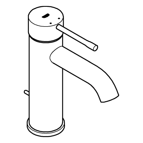 Einhand-Waschtischbatterie Essence 24171_1, S-Size, Einlochmontage, Zugstangen-Ablaufgarnitur, Professional Edition Einhand-Waschtischbatterie Essence 24171_1, S-Size, Einlochmontage, Zugstangen-Ablaufgarnitur, Professional Edition