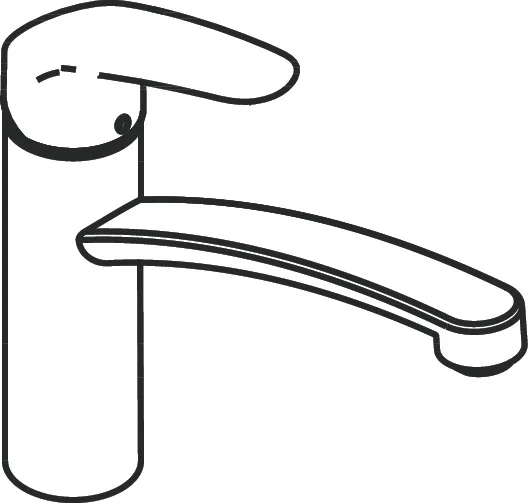 Hansgrohe Focus M41 Einhebel-Küchenmischer 160, 1jet, Chrom