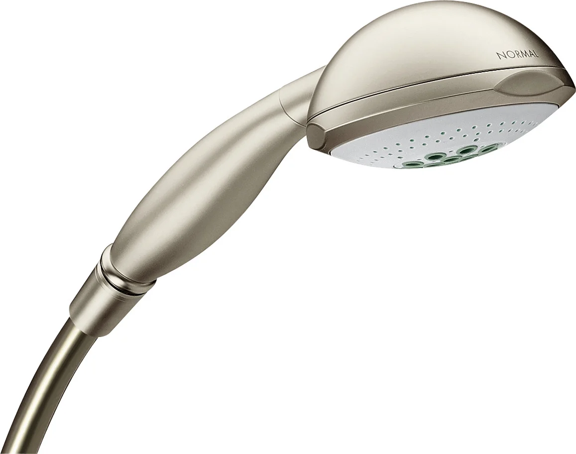 Hansgrohe AXOR Terrano Handbrause Chrom/Gold Optic mit Quiclean-Technologie, DN15