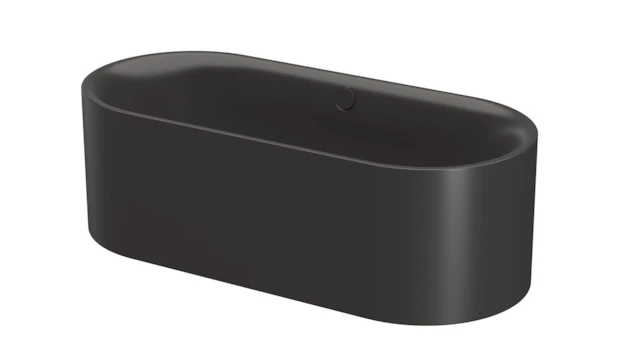 Bette oval Badewanne „BetteLux Oval Silhouette“ 180 × 80 cm in Anthracite